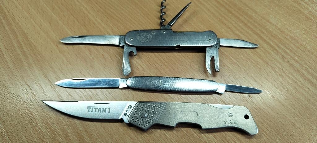 zakmes x3 Boker Solingen Germany, Verzenden, Gebruikt