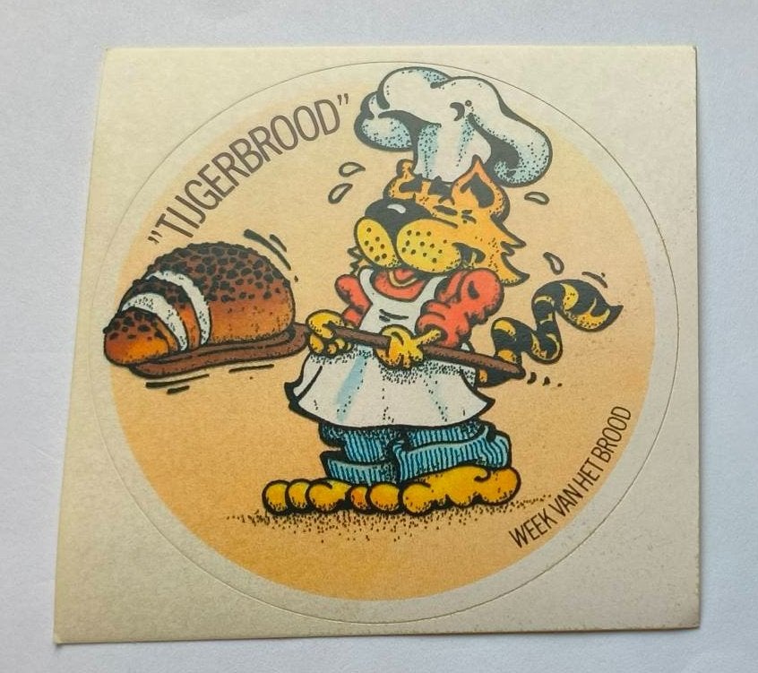 Sticker Tijgerbrood, Ophalen of Verzenden, Zo goed als nieuw, Overige typen