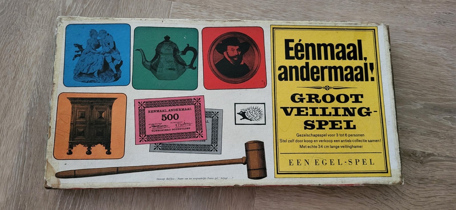 Eenmaal andermaal, gezelschapsspel, veilingspel., Ophalen of Verzenden, Gebruikt