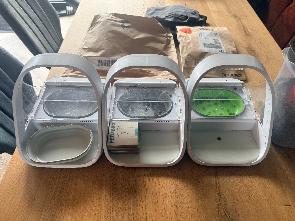 Surefeed Microchip Connect 2x + 1x Microchip Regulier, Dieren en Toebehoren, Kattenvoerbakken en Drinkbakken, Ophalen of Verzenden