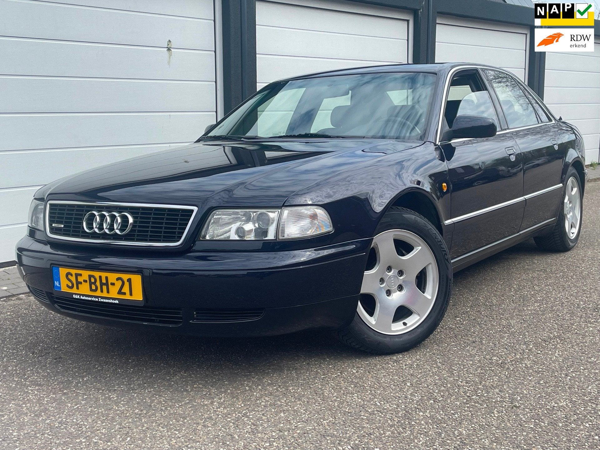 Audi A8 4.2 quattro, Auto's, Audi, 4172 cc, Gebruikt, 8 cilinders, Blauw