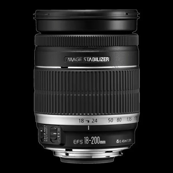 CANON EF-S 18-200MM F/3.5-5.6 IS Lens, Gebruikt, Canon, Autofocus, Ophalen of Verzenden