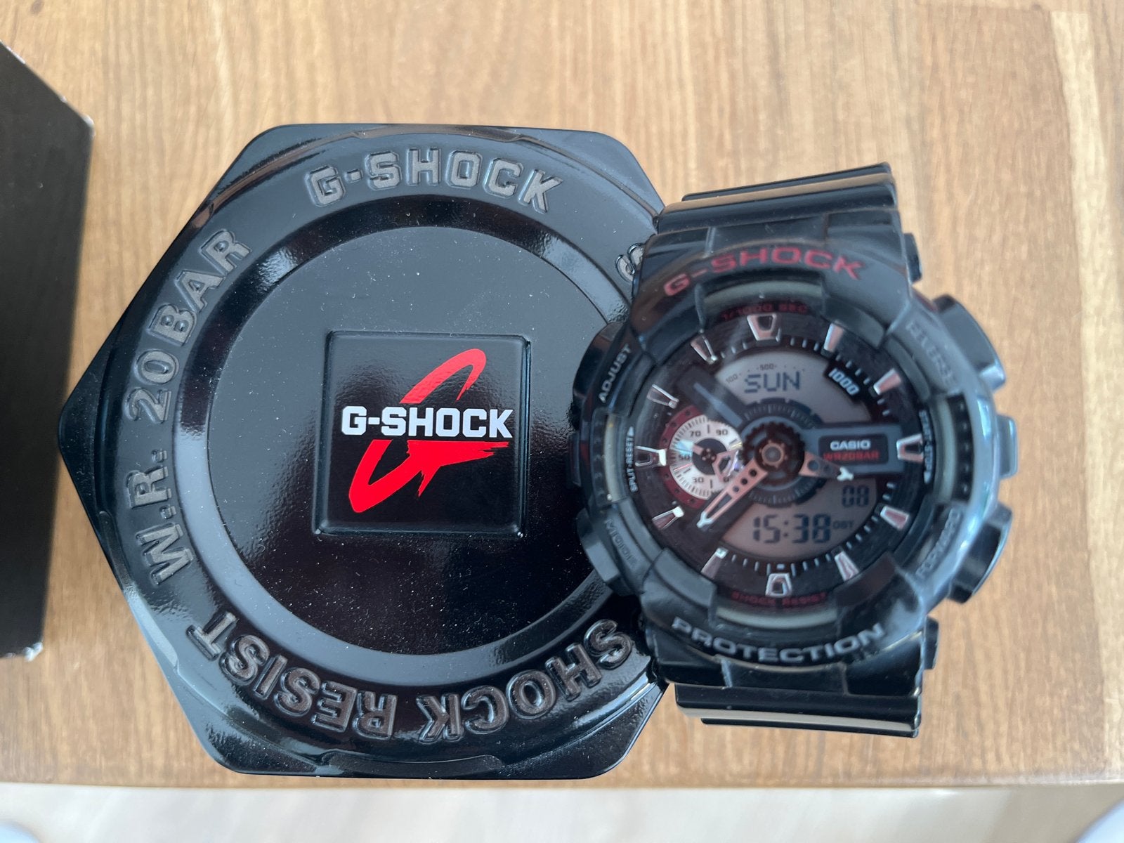 Casio G-Shock GA-110 horloge met kapot bandje, Casio, Kunststof, Gebruikt, Polshorloge