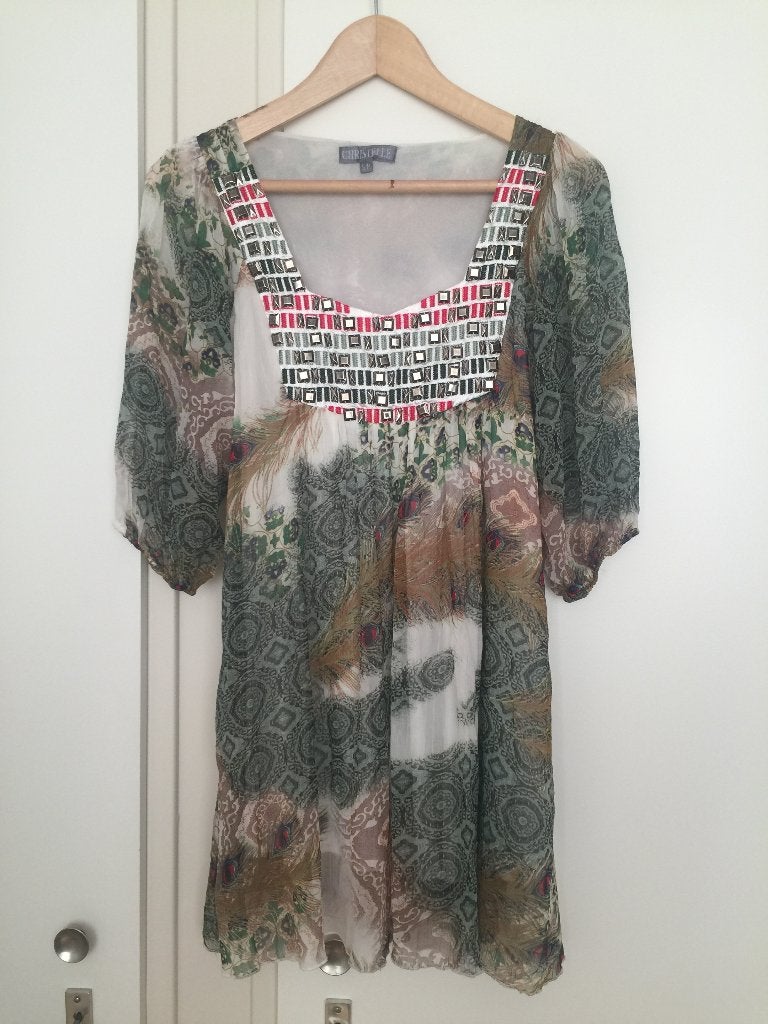 Leuke dames top / tuniek Christelle maat S/M, Maat 38/40 (M), Ophalen of Verzenden, Zo goed als nieuw, Christelle
