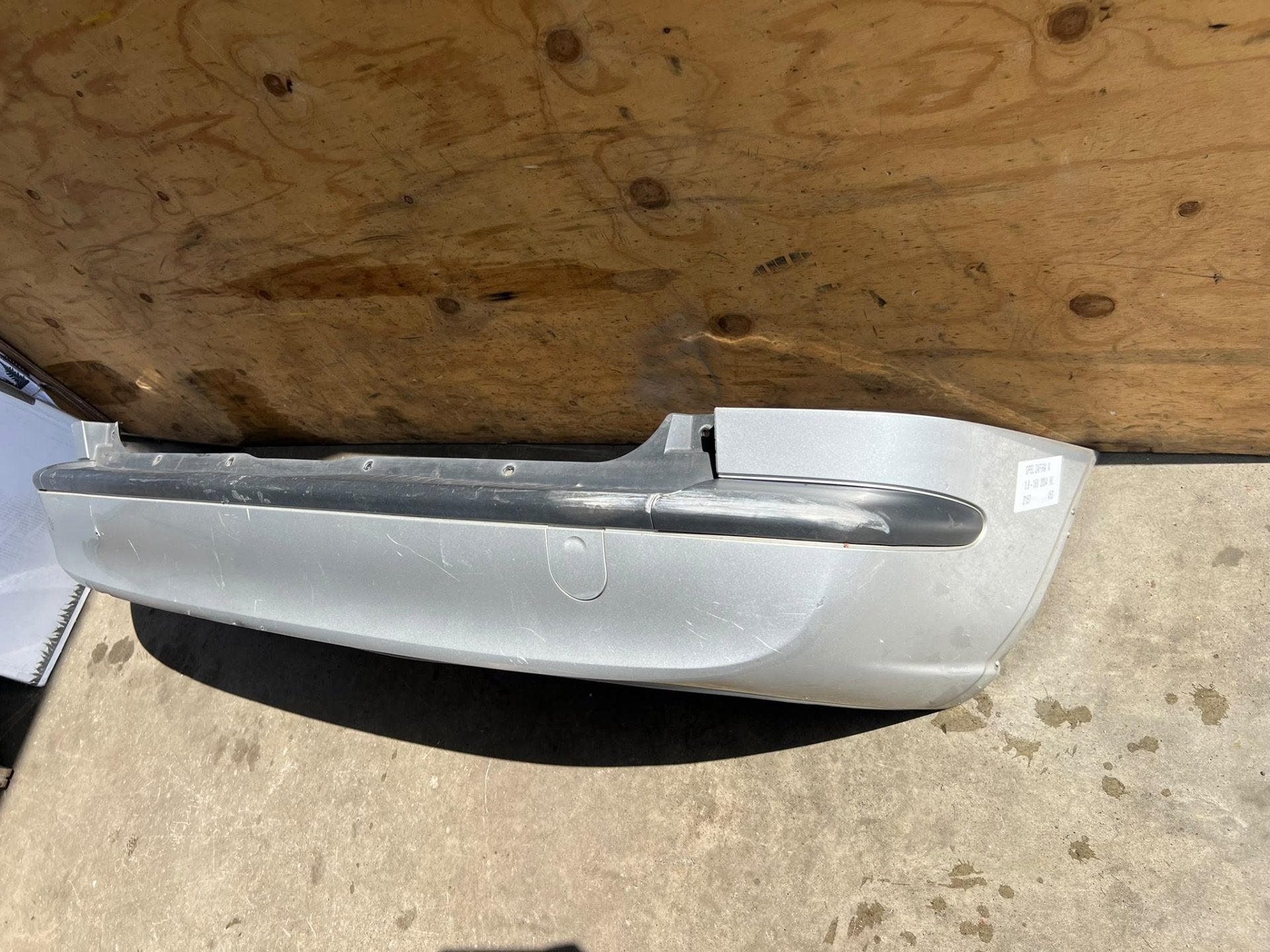 Opel Zafira A Zilver Z157 Achterbumper Achter 1999-2005, Auto-onderdelen, Gebruikt, Opel Automobile GmbH, Ophalen of Verzenden