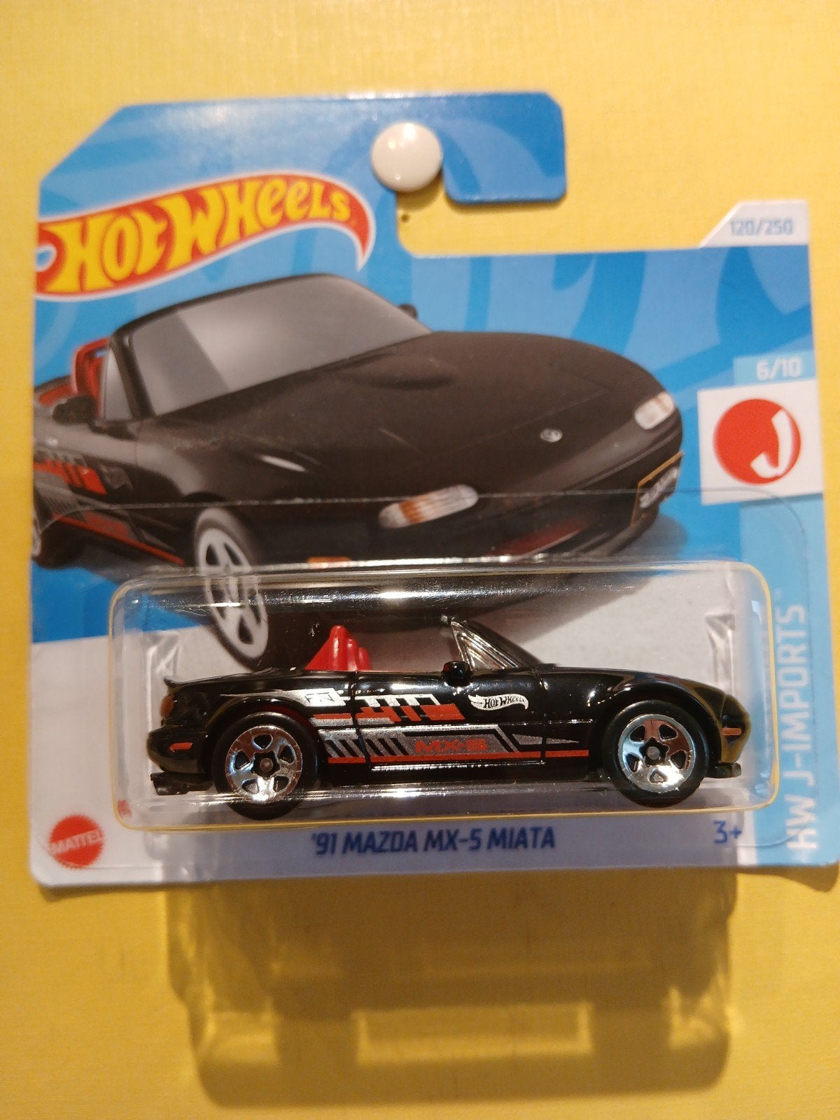 '91 Mazda MX-5 Miata NA Hot Wheels J-imports 2024, Ophalen of Verzenden, Nieuw, Auto