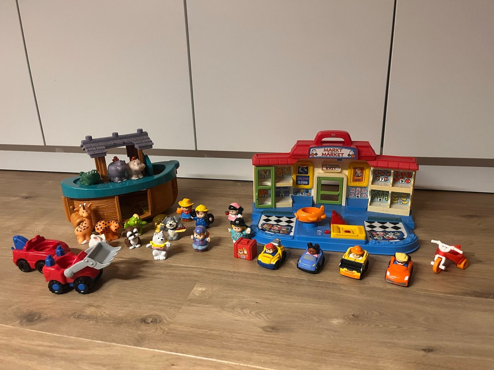 Little People: Ark van Noach, Supermarkt en veel figuren, Ophalen, Gebruikt, Jongen of Meisje