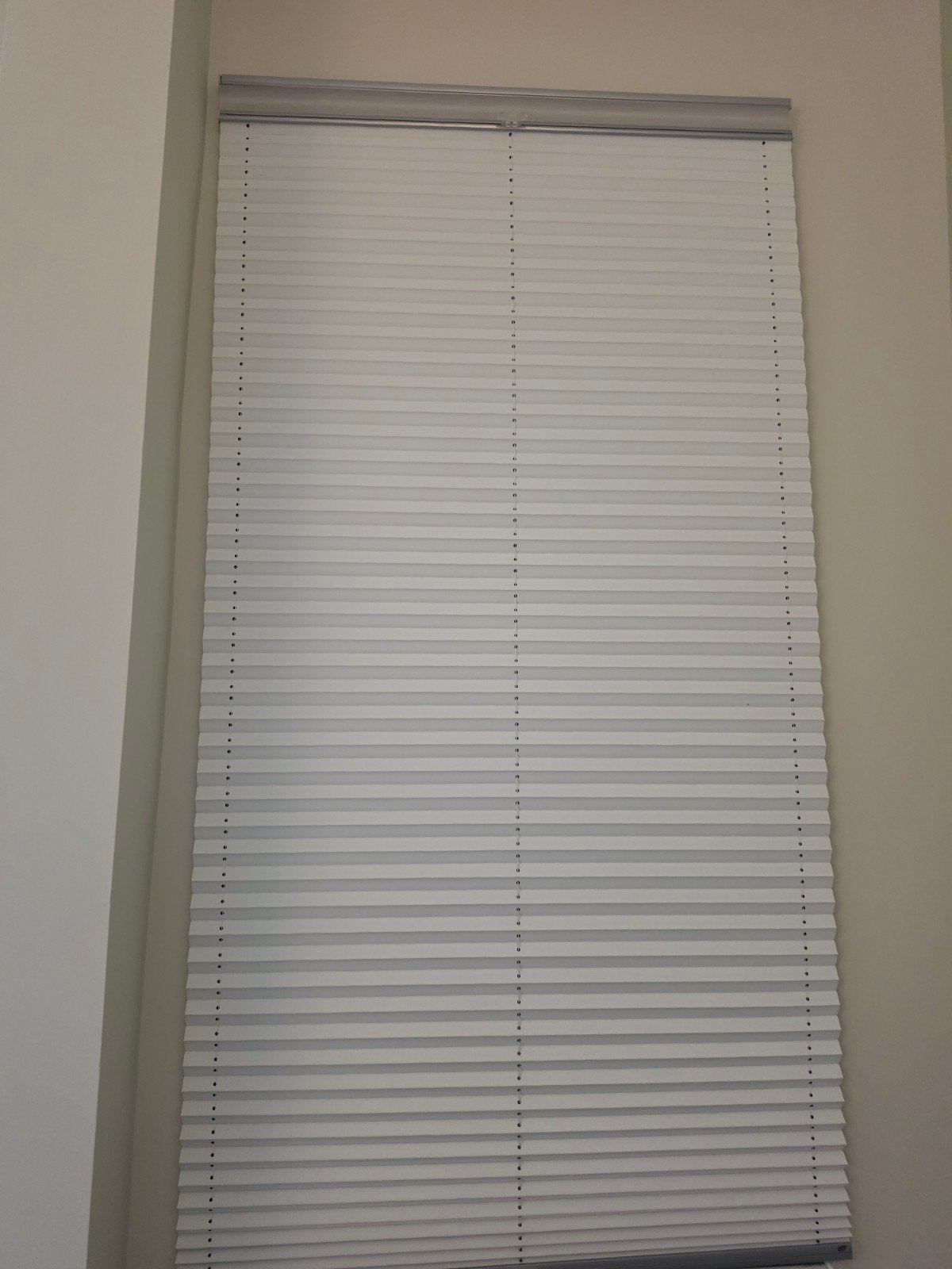 Luxaflex EOS plisségordijnen verduisterend – 87 x 162 cm, Gebruikt, Verduisterend, 162 cm, 87 cm