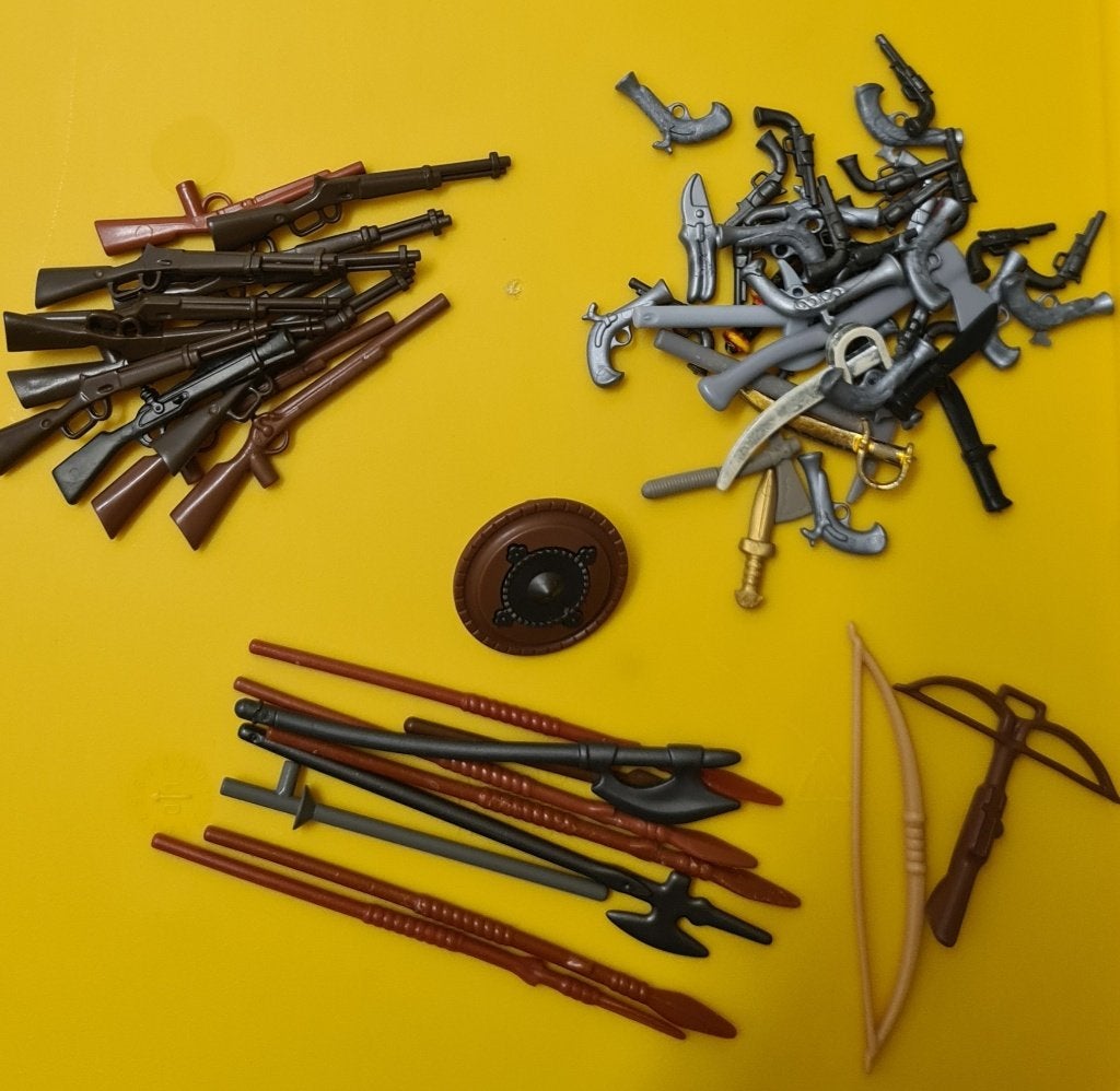 Playmobil geweren, Gebruikt, Losse onderdelen, Overige typen, Historisch