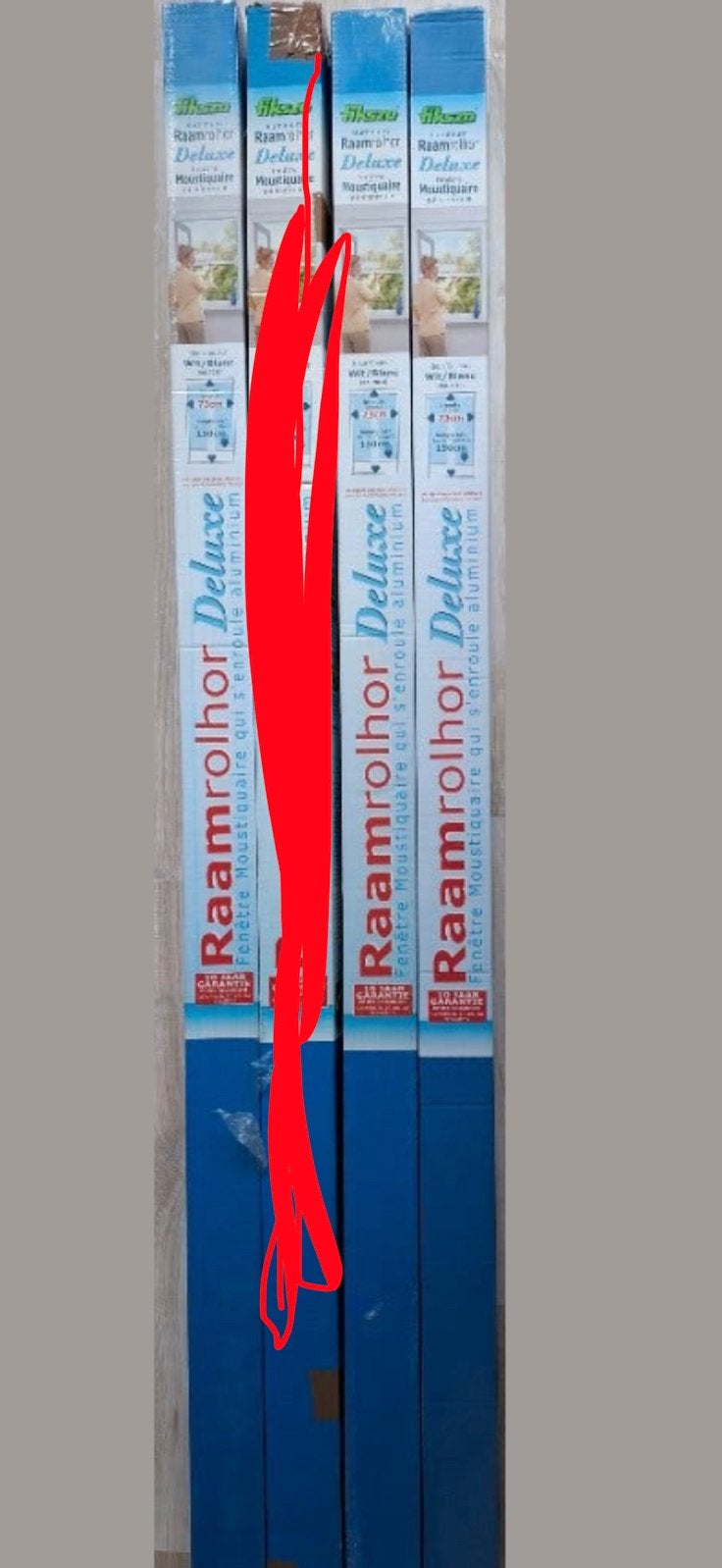 3 nieuwe raamhoren 73x150 wit, Doe-het-zelf en Verbouw, Deuren en Horren, Ophalen, Zo goed als nieuw, Overige typen, Minder dan 200 cm