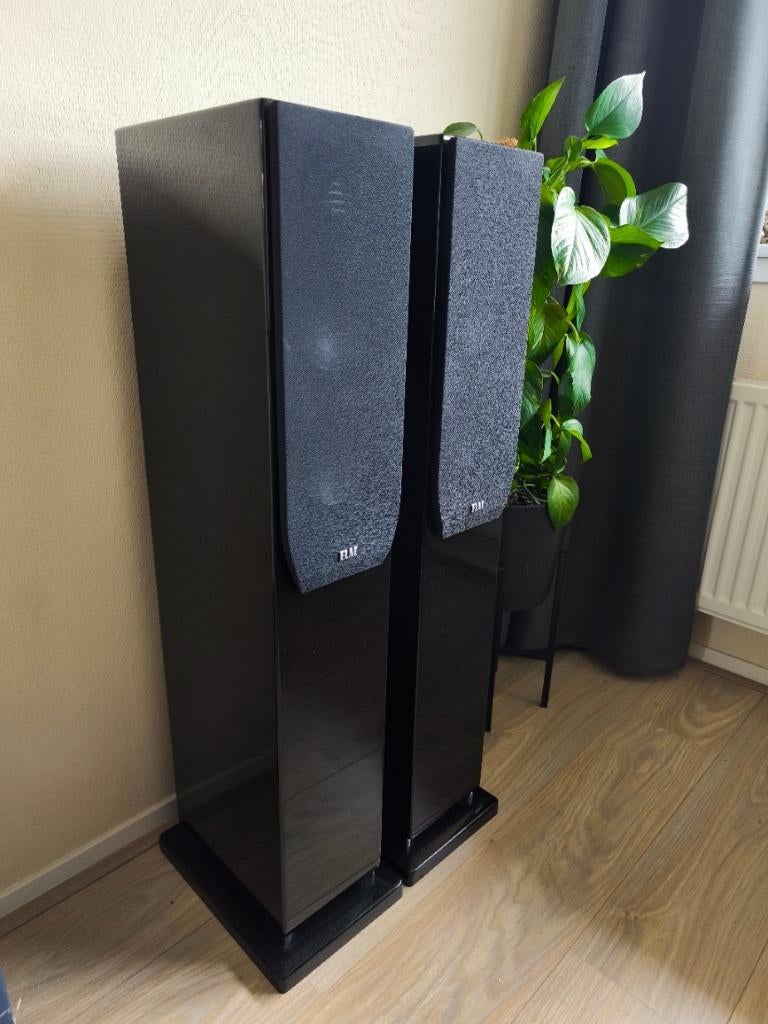 ELAC luidsprekers (2x FS247), Audio, Tv en Foto, Luidsprekers, Gebruikt, Front, Rear of Stereo speakers, 120 watt of meer, Overige merken