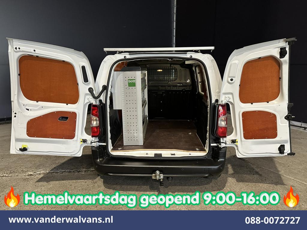 Peugeot Partner 1.5 BlueHDI 102pk L1H1 Inrichting Euro6 *Rij, Voorwielaandrijving, Stof, 4 cilinders, Wit