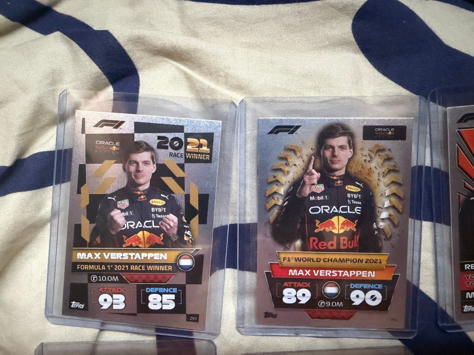 Topps Turbo Attax F1 2022 – Max Verstappen, Hamilton Gold, Verzenden, Zo goed als nieuw