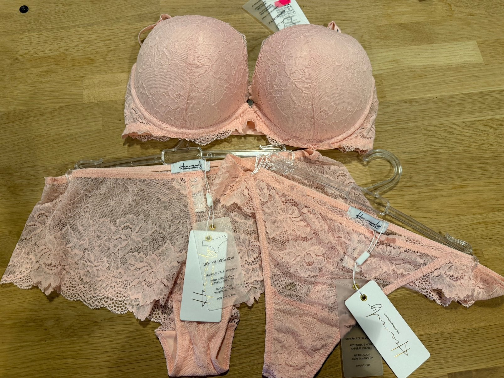 Heavenly bh 80E string, slip L NIEUW!! Bh nu €37,50, Ophalen of Verzenden, Roze, BH