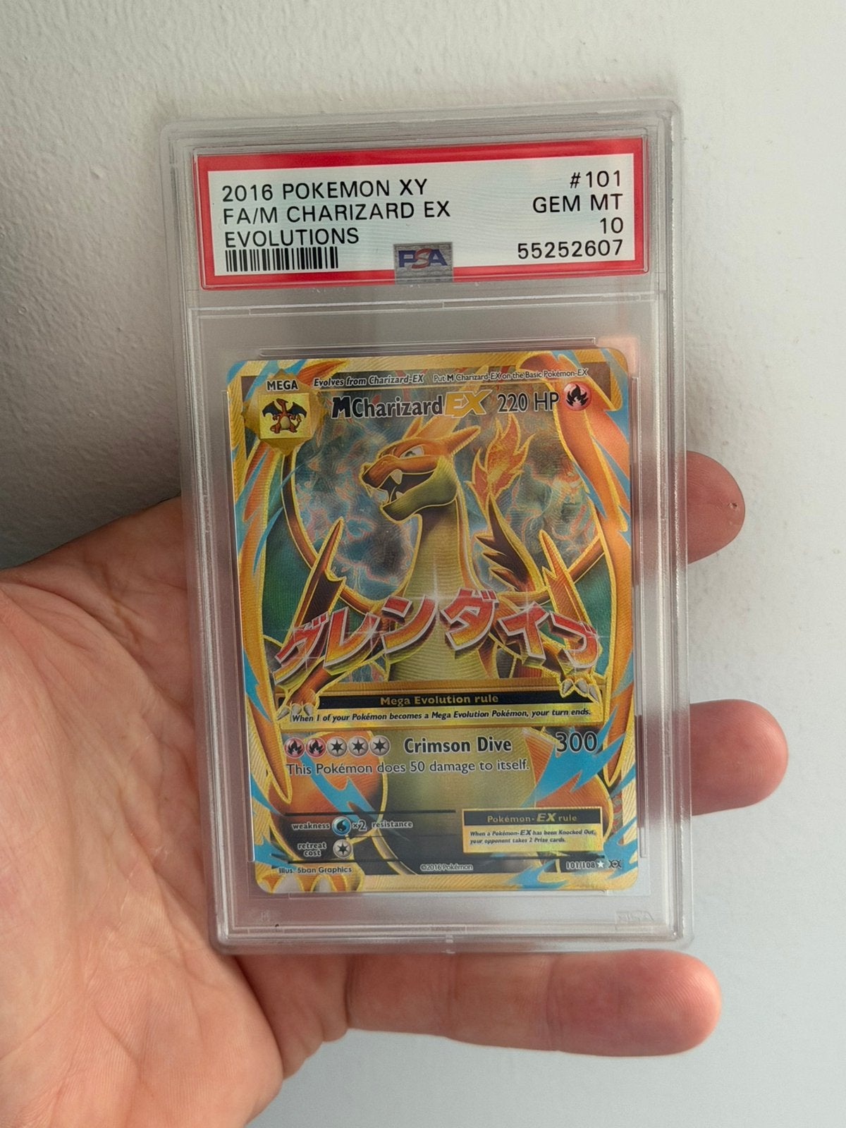 Pokemon Charizard 101/108 evolutions PSA 10, Hobby en Vrije tijd, Verzamelkaartspellen | Pokémon, Ophalen of Verzenden, Zo goed als nieuw