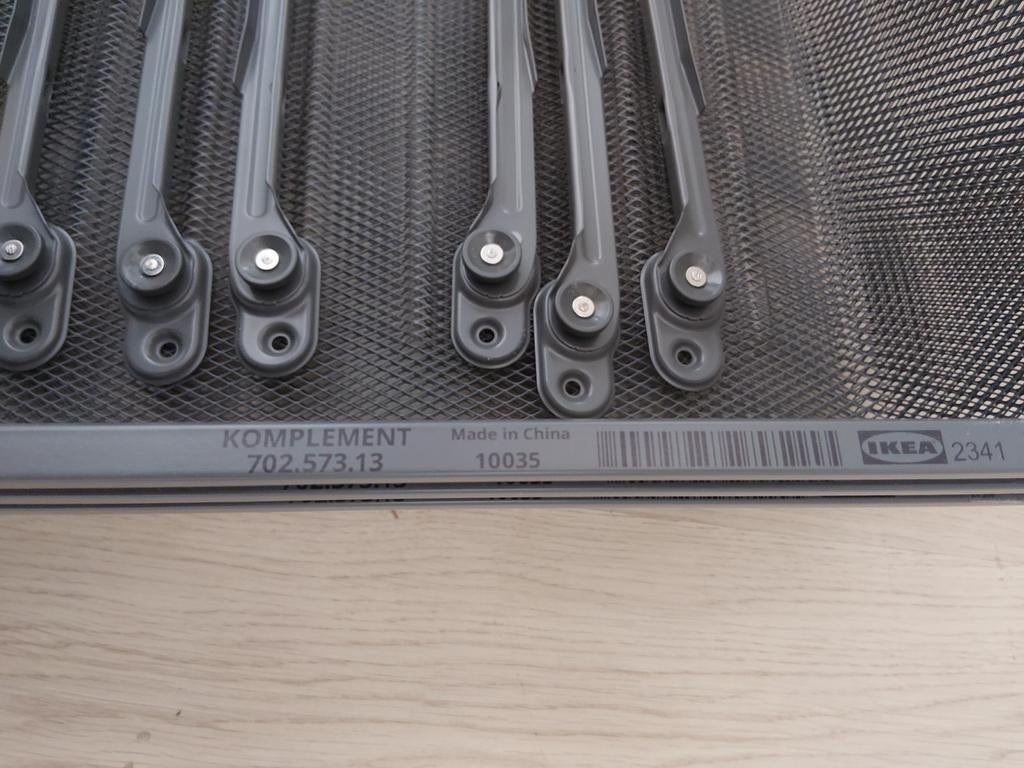 Draadmanden met rail voor pax kast, 75cm breed, Ophalen, Zo goed als nieuw
