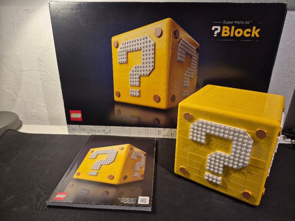 Lego Super Mario 71395 Super Mario 64 Question Mark Block, Inclusief instructies, Gebruikt, Overige thema's, Lego
