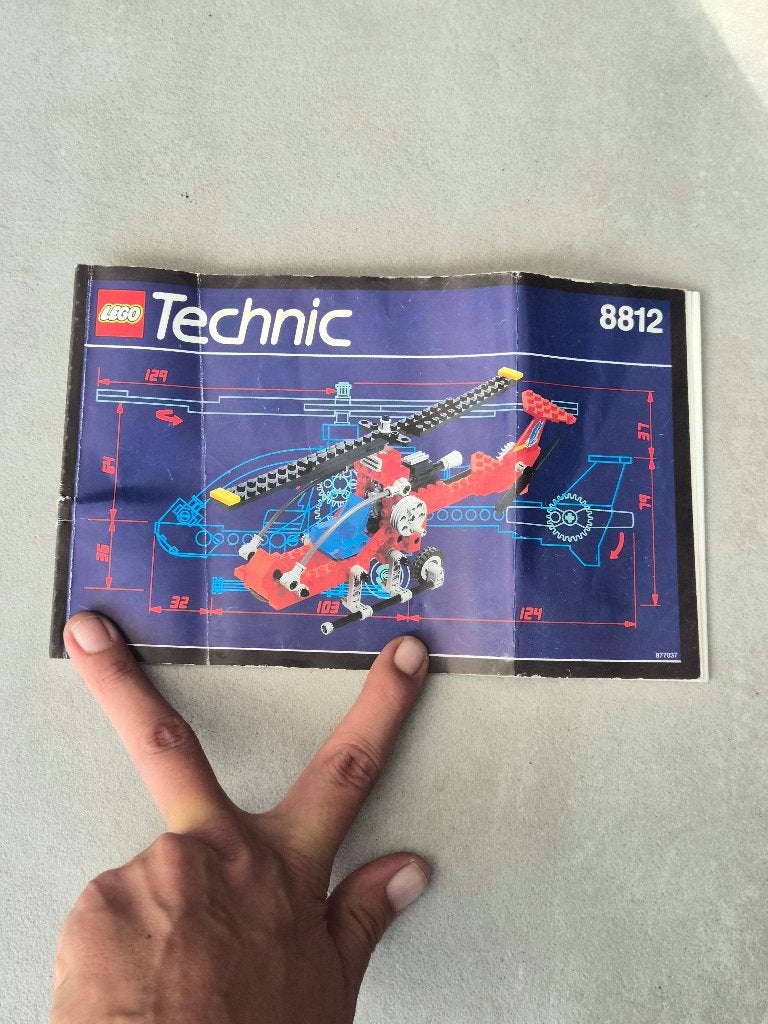 Lego tecnic boekje 8812, Ophalen of Verzenden, Gebruikt, Inclusief instructies
