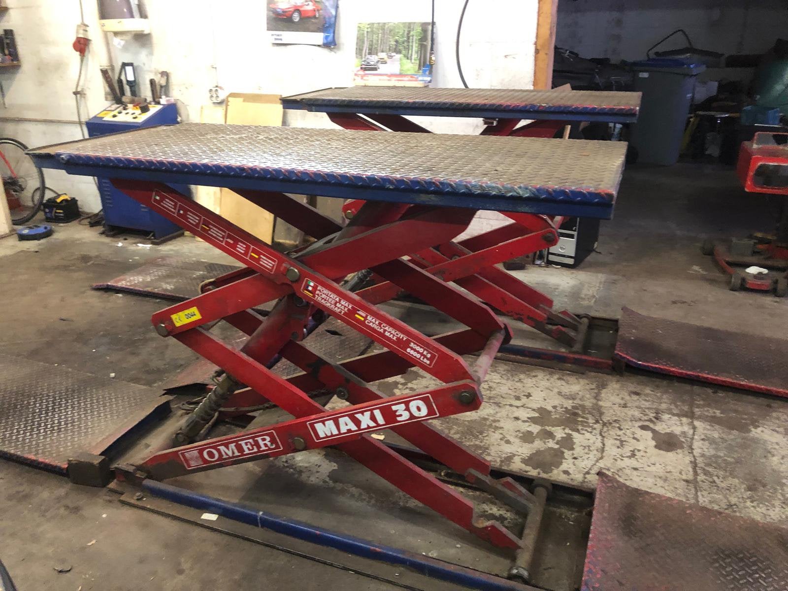 Omer Maxi 30 schaarhefbrug, Auto diversen, Autogereedschap, Gebruikt, Ophalen