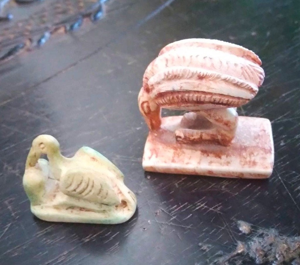 Egyptische mini beeldjes, Verzamelen, Beelden en Beeldjes, Ophalen of Verzenden, Zo goed als nieuw, Dier