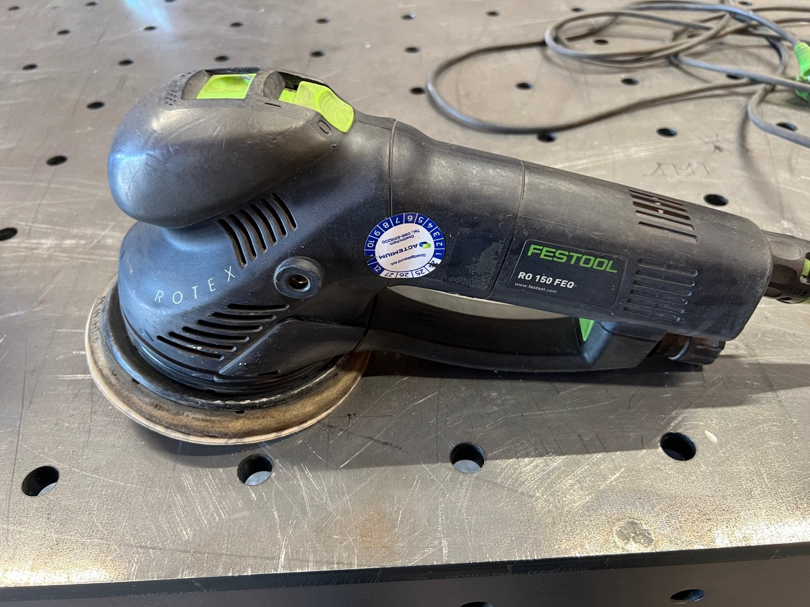 Festool Rotex RO 150 FEQ Excentrische Schuurmachine, Doe-het-zelf en Verbouw, Ophalen, Gebruikt, 600 tot 1200 watt, Excentrische schuurmachine