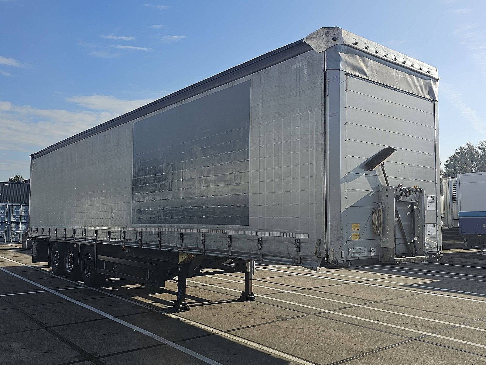 SCHMITZ SCB*S3T 3 AXLES SLIDING ROOF MOT 2/27, Auto's, Overige kleuren, Bedrijf, Aanhangers en Opleggers, Te koop