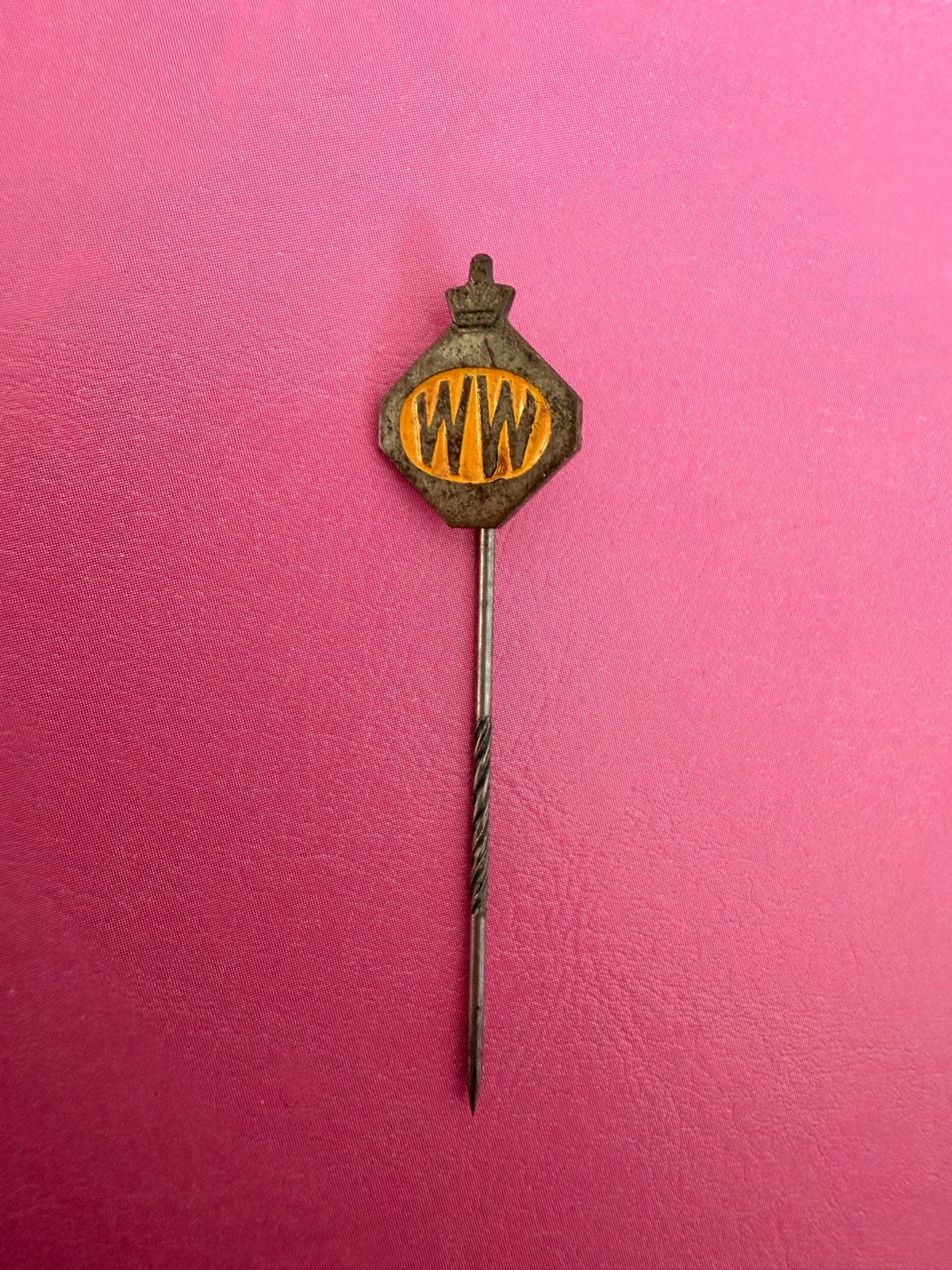 Vintage WW Speldje - Uniek verzamelobject, Verzenden, Gebruikt, Overige onderwerpen, Speldje of Pin