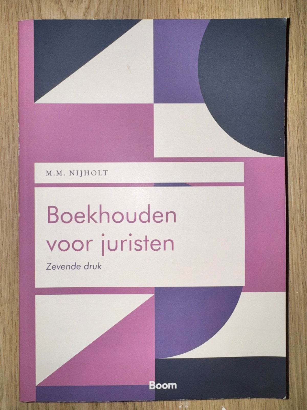 Boekhouden voor juristen 7e druk, Ophalen of Verzenden, Nieuw, Niet van toepassing
