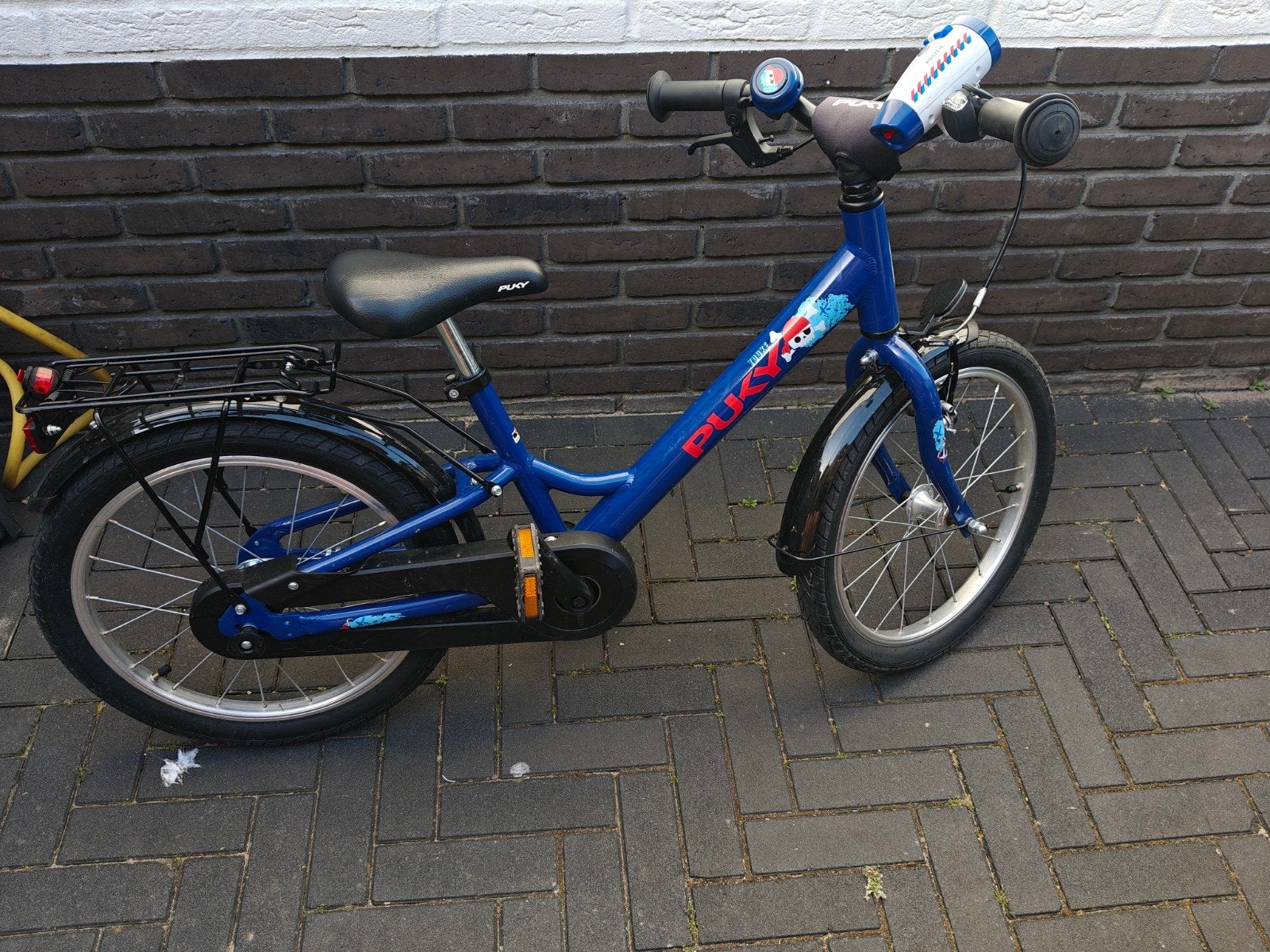 Puky, 16 inch, lichtgewicht, youke blauw., Fietsen en Brommers, Fietsen | Kinderfietsjes, Ophalen, Terugtraprem, Puky, 16 tot 20 inch