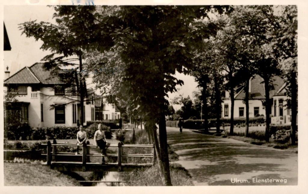 Ulrum Elensterweg # 153, Verzenden, 1940 tot 1960, Gelopen, Zuid-Holland
