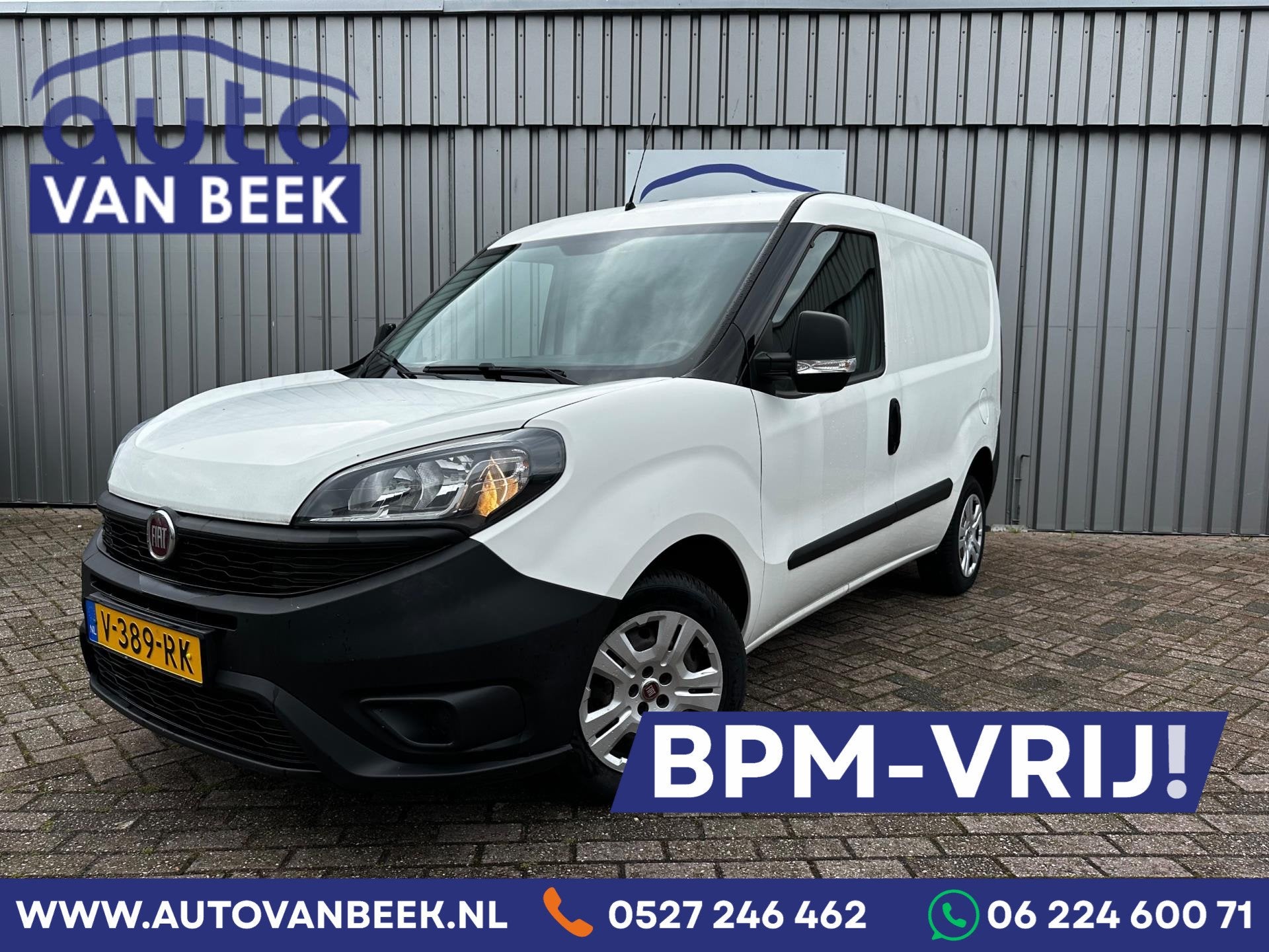 Fiat Doblò Cargo 1.3 MJ L1H1 Actual Handel/export, Auto's, Voorwielaandrijving, Stof, Gebruikt, 4 cilinders