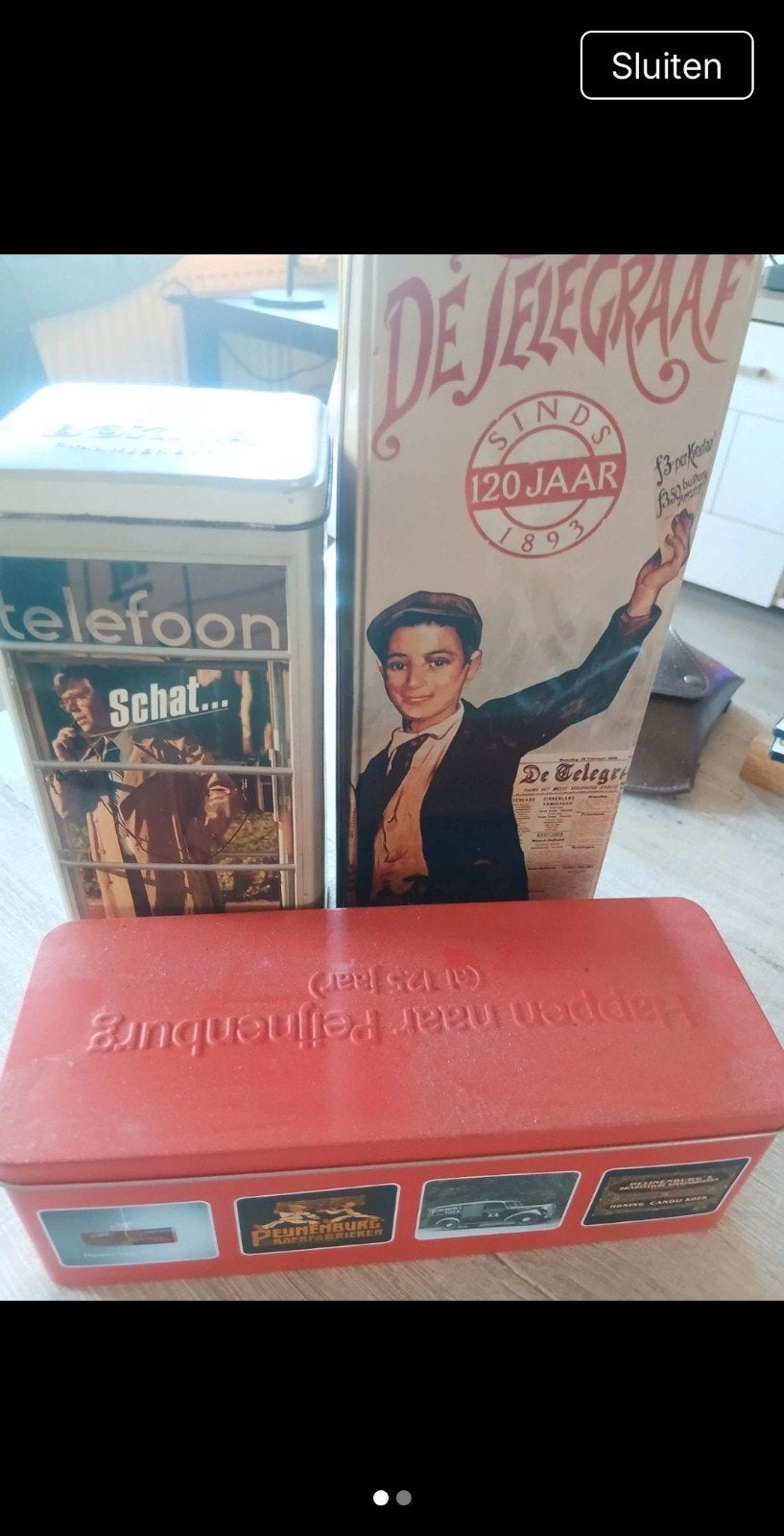 Set van 3 : De Telegraaf, Telefoon, Peijnenbur, Ophalen of Verzenden, Zo goed als nieuw, Overige, Overige merken