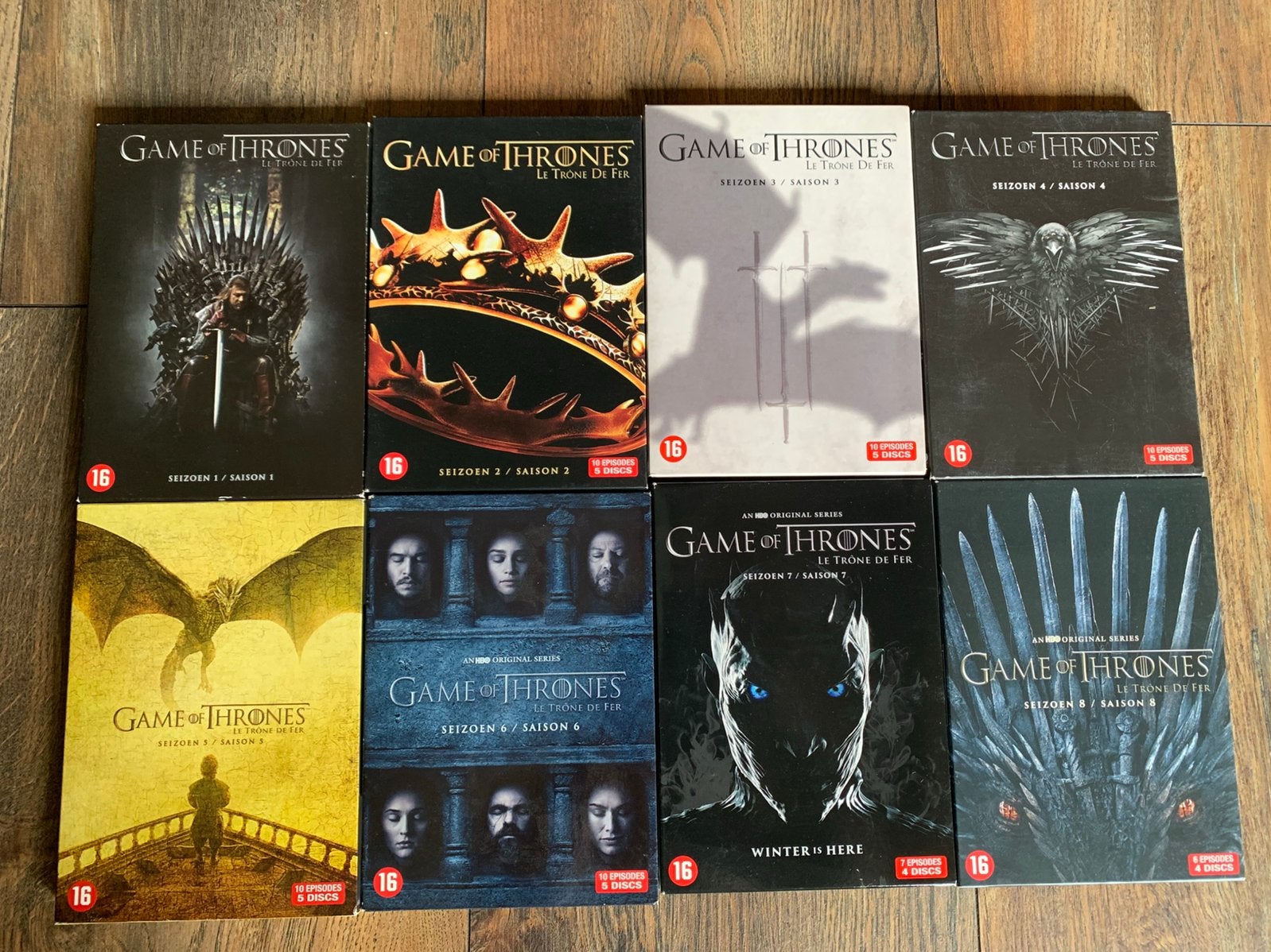 Game of thrones seizoen 1 t/m 8 compleet, Cd's en Dvd's, Dvd's | Tv en Series, Vanaf 16 jaar, Ophalen of Verzenden, Zo goed als nieuw
