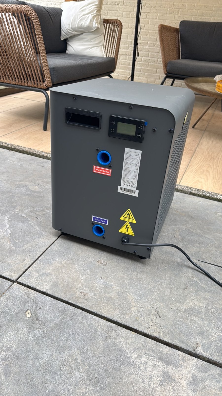 W’eau mini inverter Plus 4,5 kW warmtepomp 1 jaar garantie, Ophalen of Verzenden, Zo goed als nieuw, Verwarming