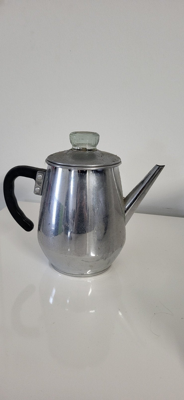 Vintage percolator koffiepot (pruttelkoffie pot)- Gebruikt, Ophalen of Verzenden