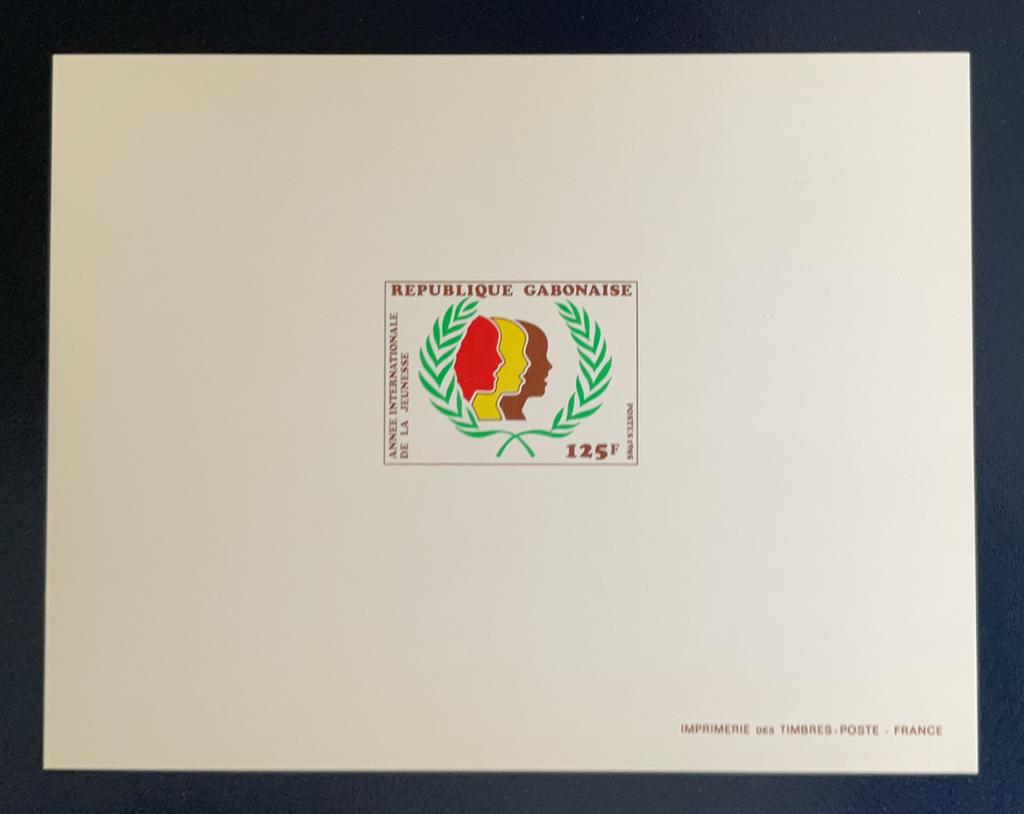 Gabon - jaar vd jeugd, Ophalen of Verzenden, Overige landen, Postfris
