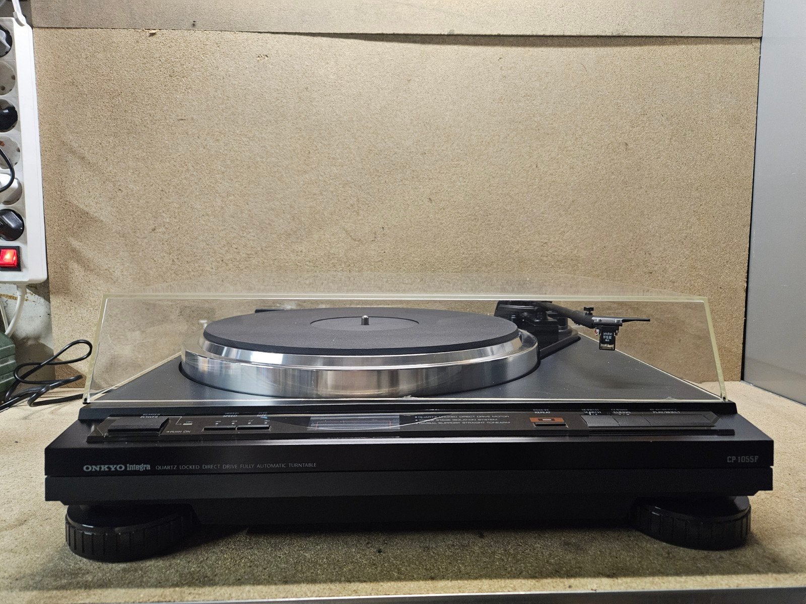 Onkyo CP-1055F Platenspeler - Topstaat, Compleet Geserviced, Automatisch, Zo goed als nieuw, Platenspeler, Ophalen