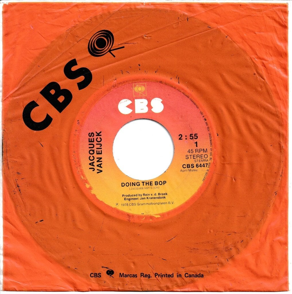 Jackques van Eijck - Doing the Bop, Ophalen of Verzenden, Gebruikt, 7 inch, Pop
