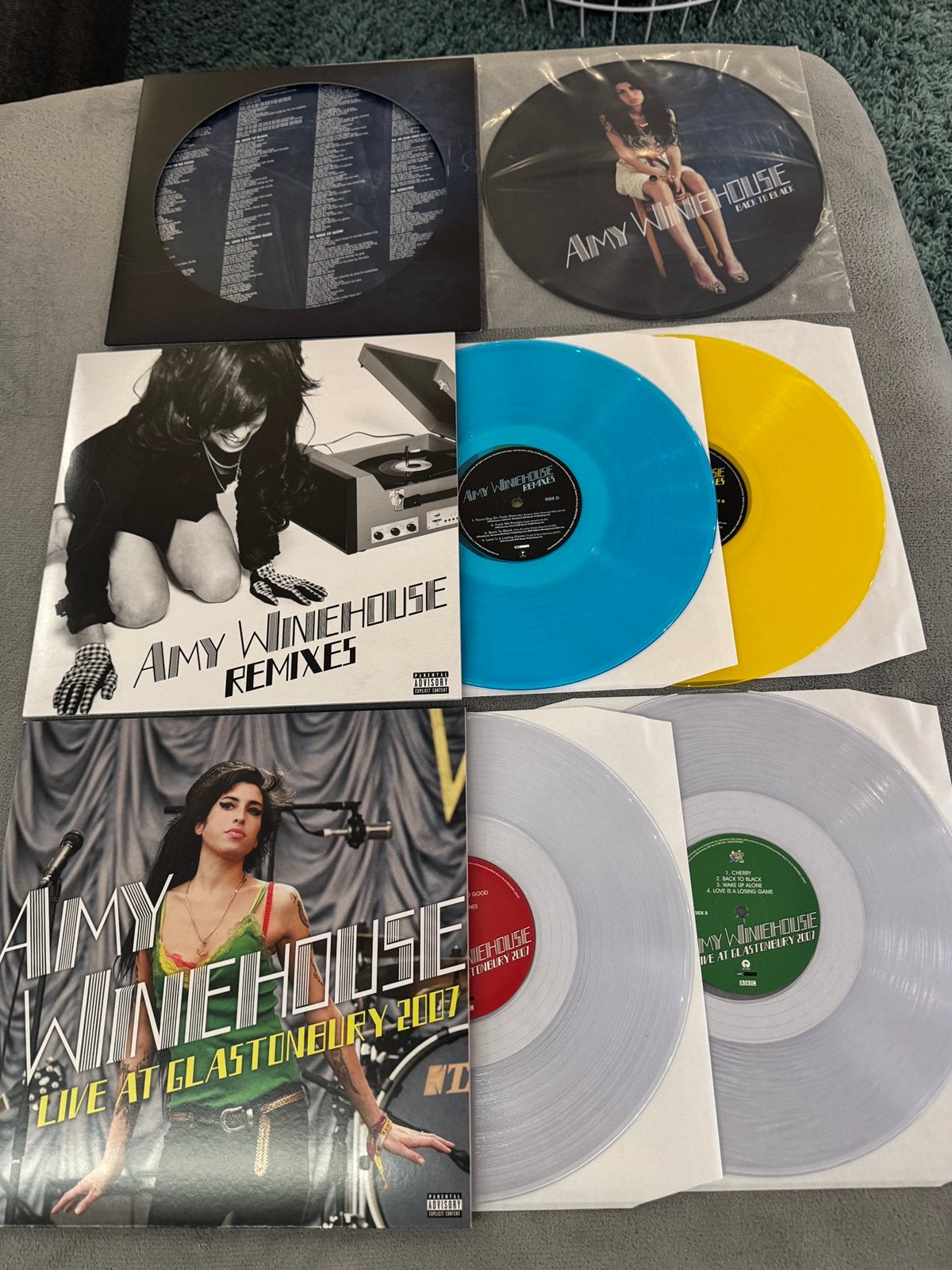 3x Amy Winehouse Vinyl, Cd's en Dvd's, Vinyl | Pop, Ophalen of Verzenden, Zo goed als nieuw, Overige formaten