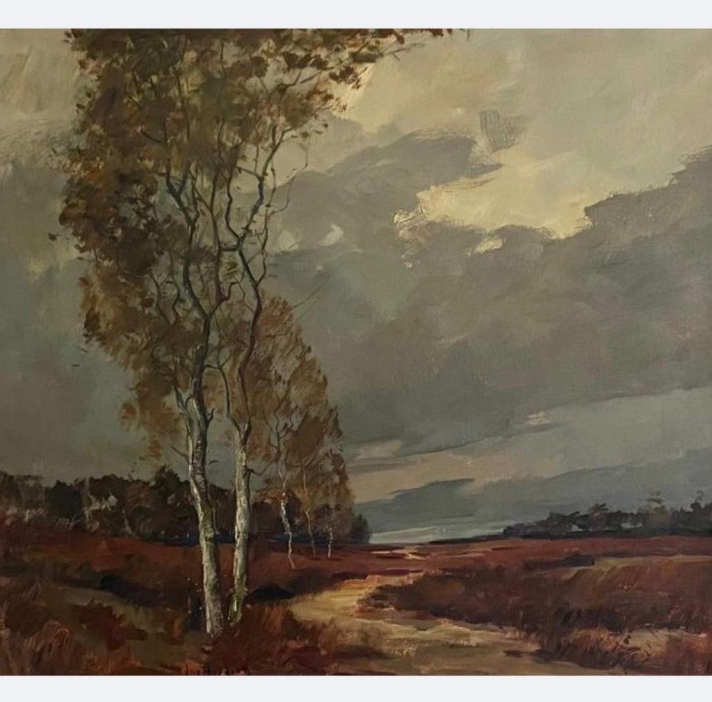 Jaap Hiddink (1910 - 2000) - Stakenbergerheide, Antiek en Kunst, Kunst | Schilderijen | Klassiek, Ophalen