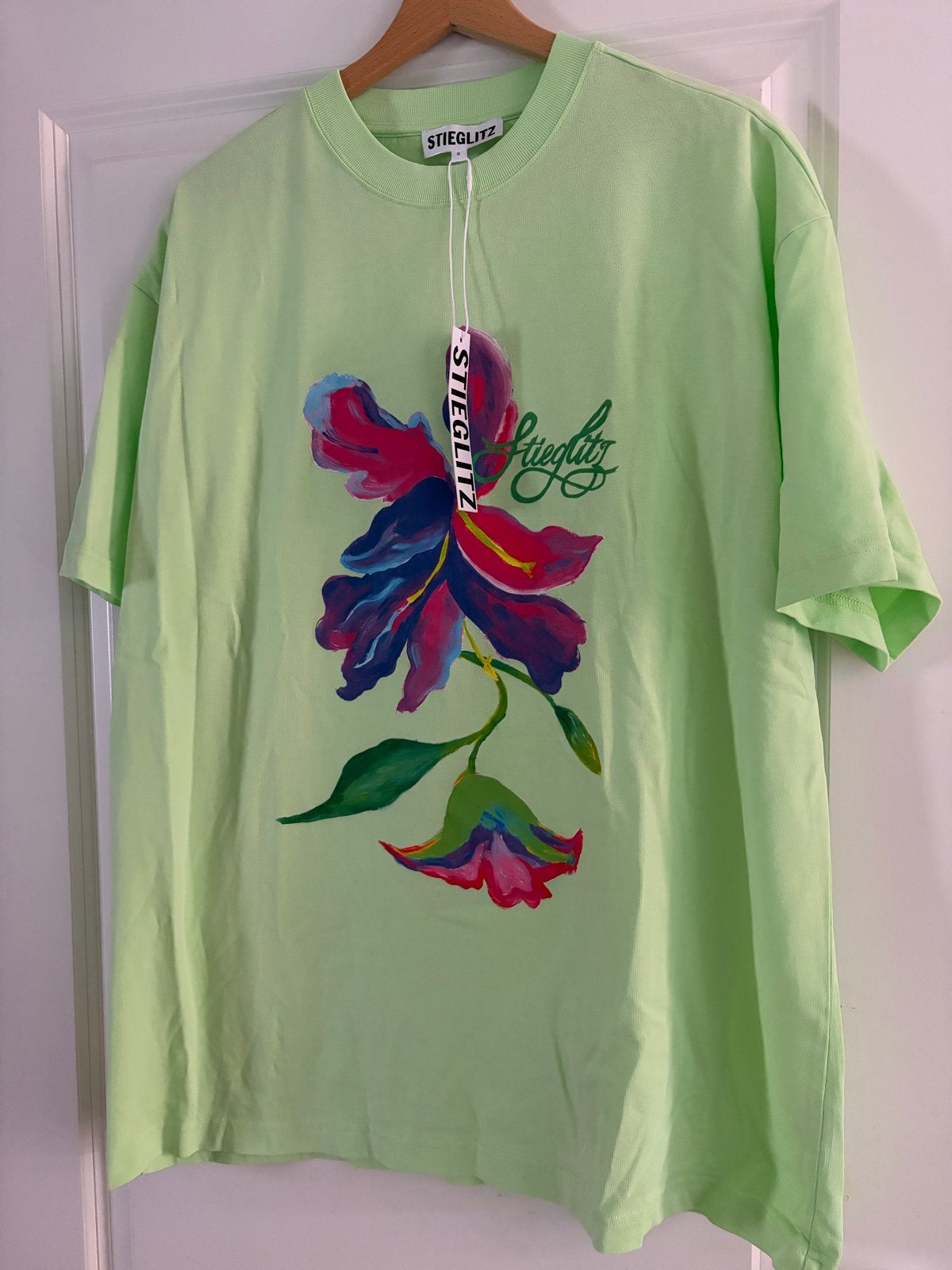 Stieglitz Philo Oversized T-shirt met bloemenprint, Nieuw, Ophalen of Verzenden, Korte mouw, Maat 36 (S)