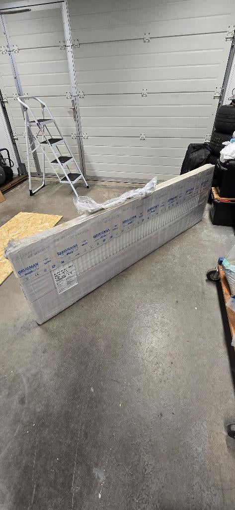 Brugman radiator 600x2000 T 21s, Ophalen, 30 tot 80 cm, Radiator, Nieuw