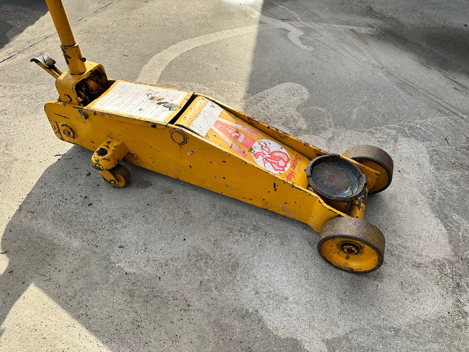 Professionele Garagekrik 8000 kg - Zeer Steil Hefvermogen, Auto diversen, Ophalen, Gebruikt, Hydraulisch, Garagekrik