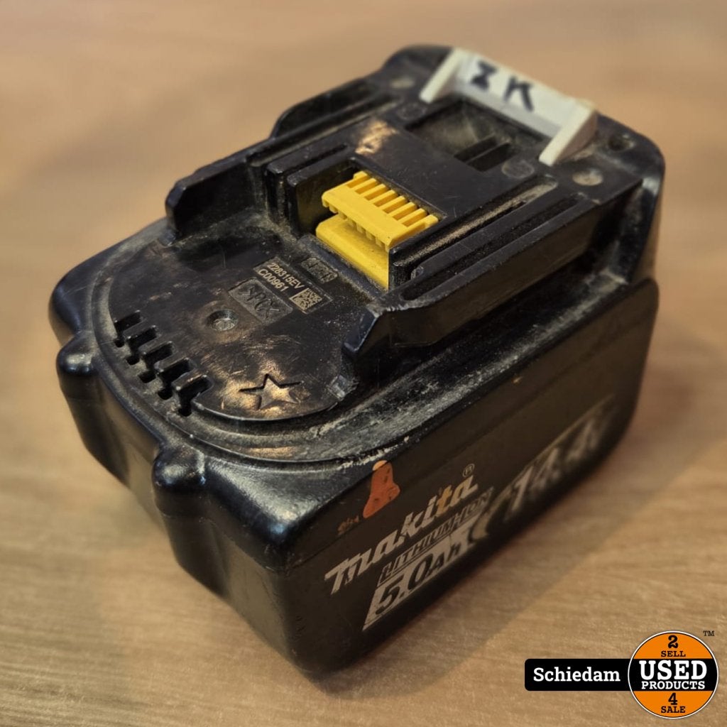 Makita BL1450 14.4V 5.0Ah Accu | incl Garantie, Makita, Gebruikt, Support@makita.com, Makita Corporation, 3-11-8, Sumiyoshi-cho, 
Anjo, Aichi 446-8502
Japan