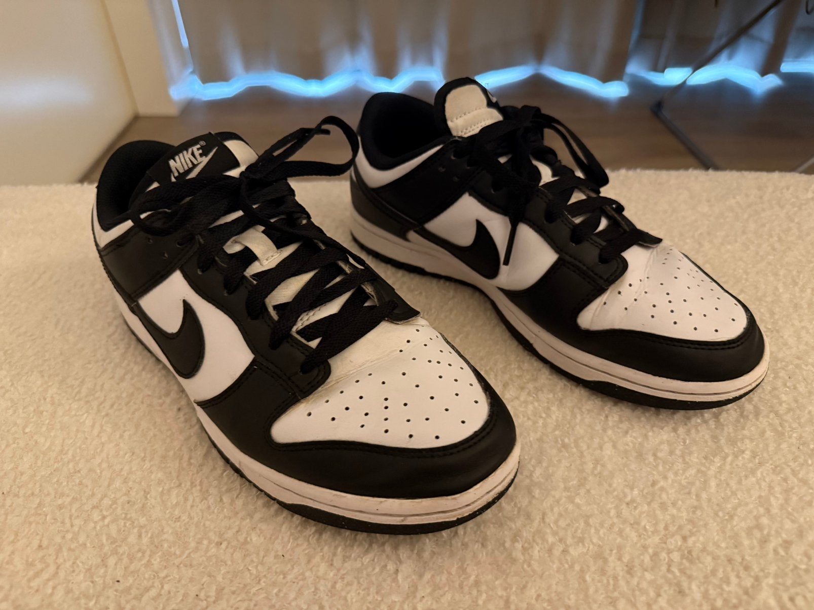 Nike Panda Dunk Low maat 40,5, Kleding | Dames, Schoenen, Zwart, Ophalen of Verzenden, Sneakers of Gympen, Zo goed als nieuw