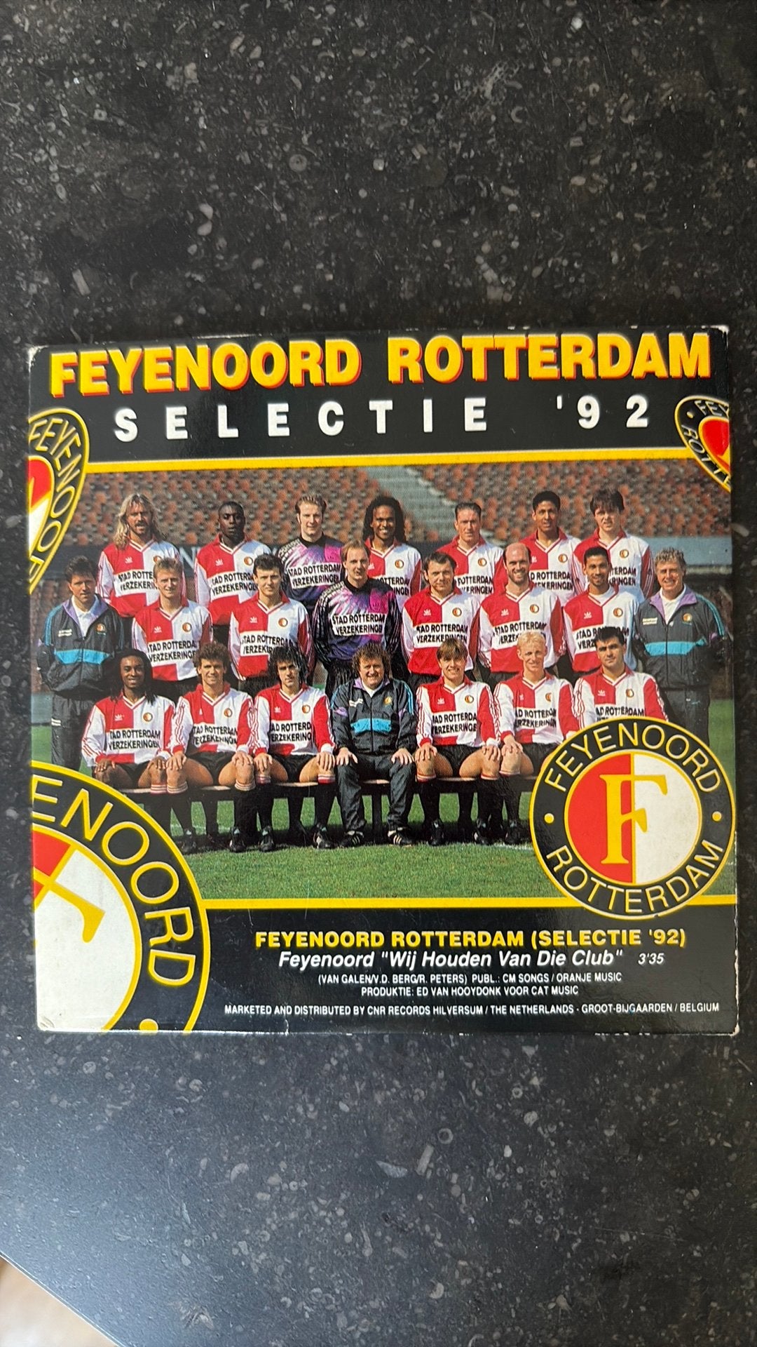 CD Feyenoord Selectie ‘92, Ophalen of Verzenden, Zo goed als nieuw, Feyenoord, Overige typen