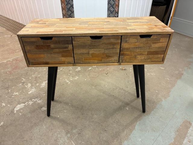 Houten sidetable, Huis en Inrichting, Ophalen, 100 tot 150 cm, Zo goed als nieuw, 25 tot 50 cm