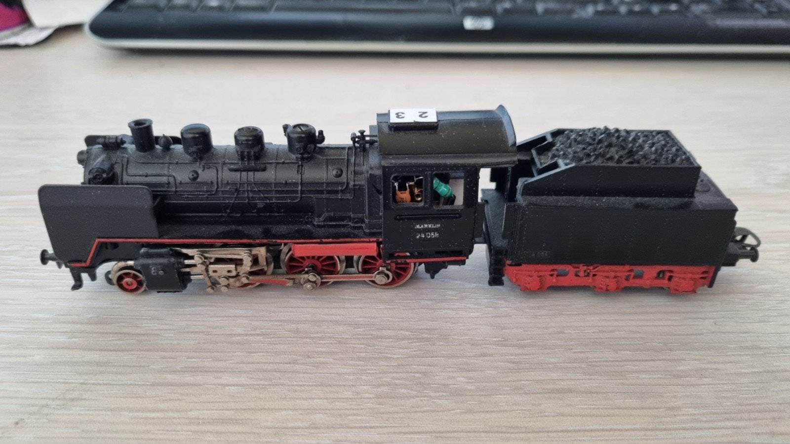 Märklin FM800 (3003) H0 Digitaal BR 24 058 van de DB, Wisselstroom, Locomotief, Verzenden, Zo goed als nieuw
