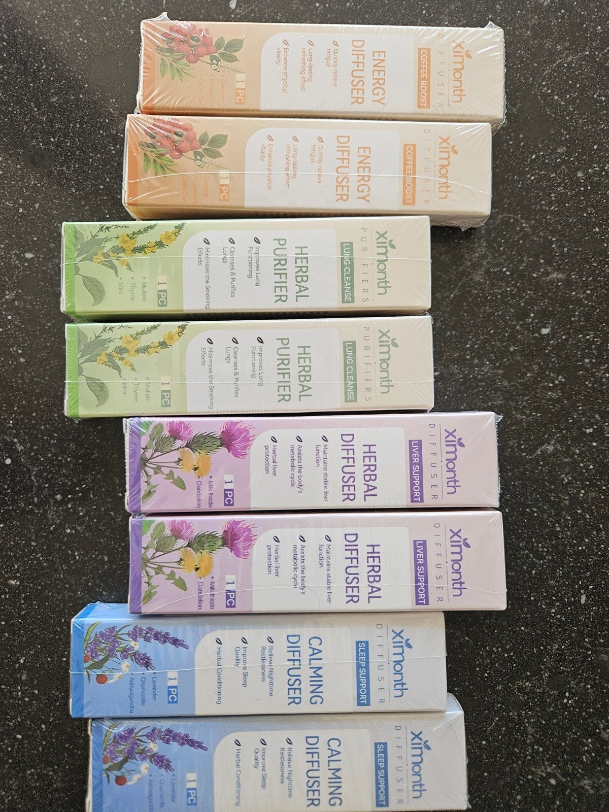 Inhalator. Ximonth Energy, herbal en calming diffuser., Ophalen of Verzenden, Nieuw, Aroma