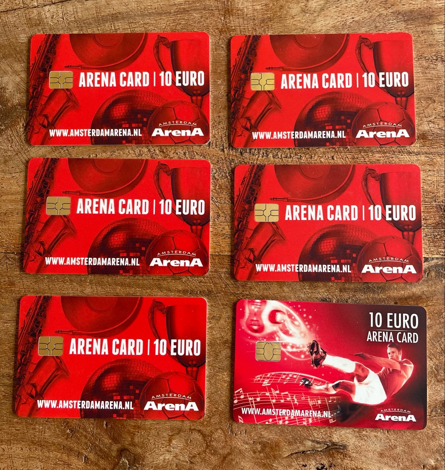 6 ongebruikte Amsterdam ArenA kaarten - Voetbal memorabilia, Verzamelen, Sportartikelen en Voetbal, Ophalen of Verzenden, Zo goed als nieuw